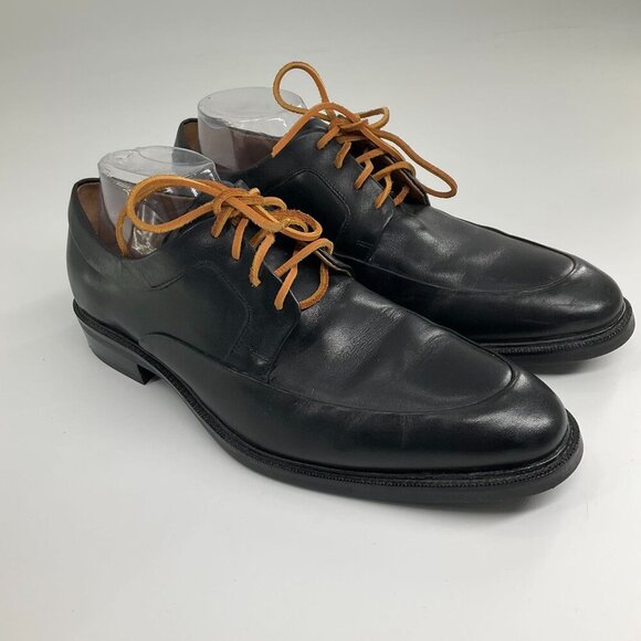 HOT Black Leather Shoes Cole Haan Warren Apron Cole Haan